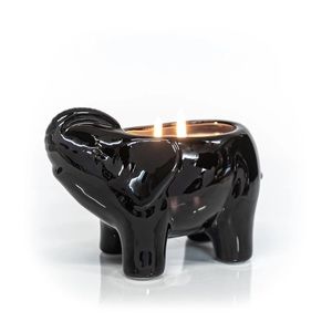 NEW Thompson Ferrier Black Elephant Candle